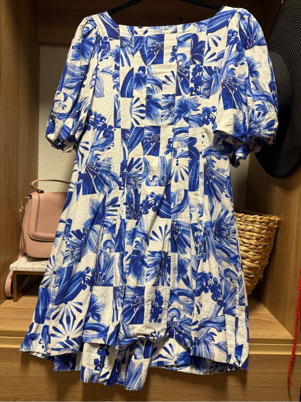 FARM Rio Blue & White Floral Mini Dress - Picture 5 of 5